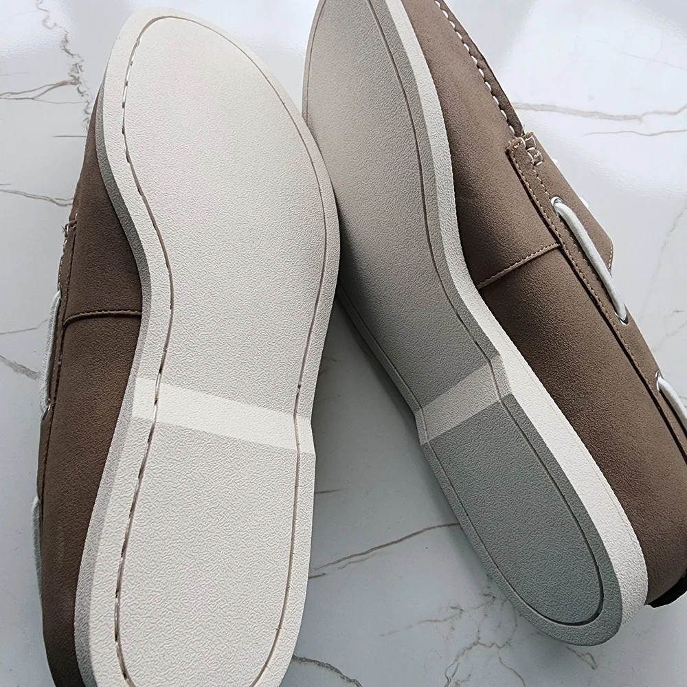 Men's Tan Boat Shoes